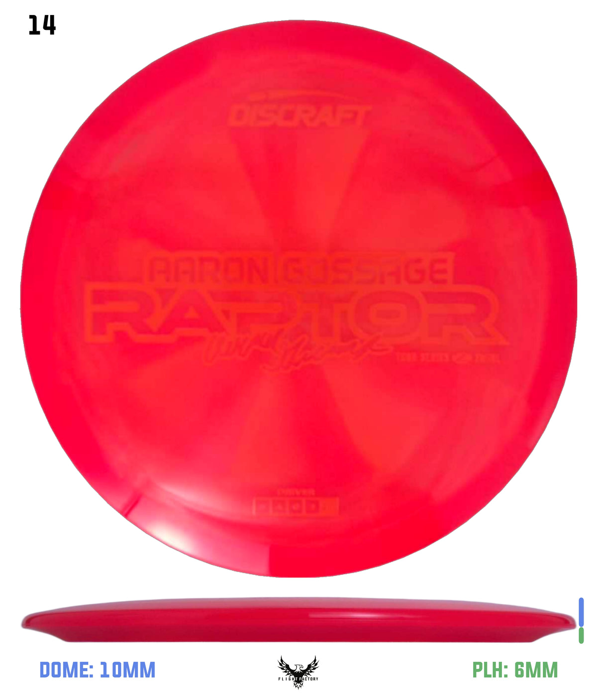 Discraft Aaron Gossage 2025 Tour Series Z Swirl Raptor