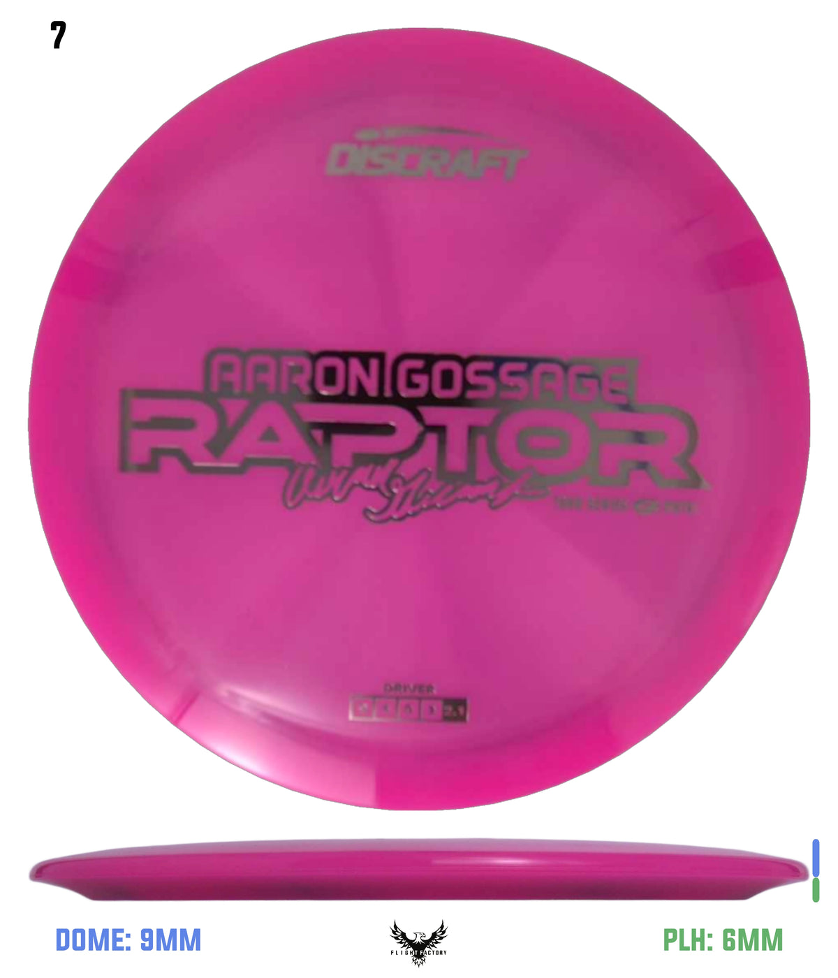 Discraft Aaron Gossage 2025 Tour Series Z Swirl Raptor