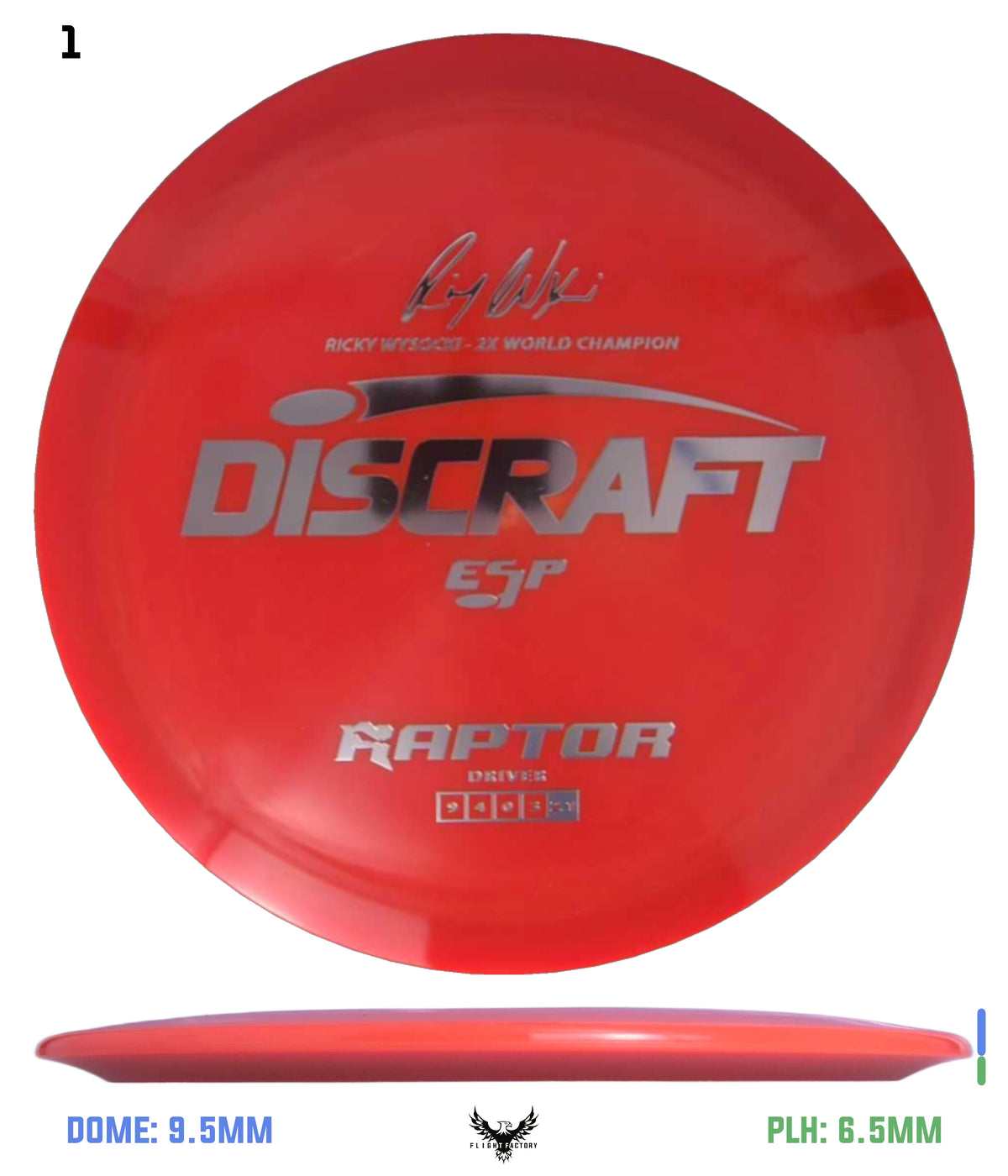Discraft ESP Raptor - Ricky Wysocki Signature Series