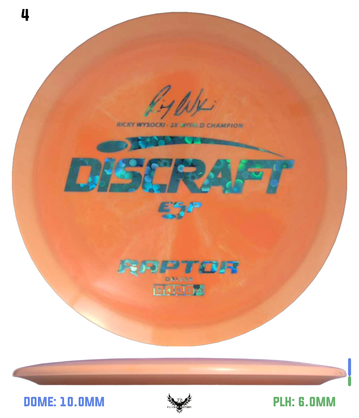 Discraft ESP Raptor - Ricky Wysocki Signature Series