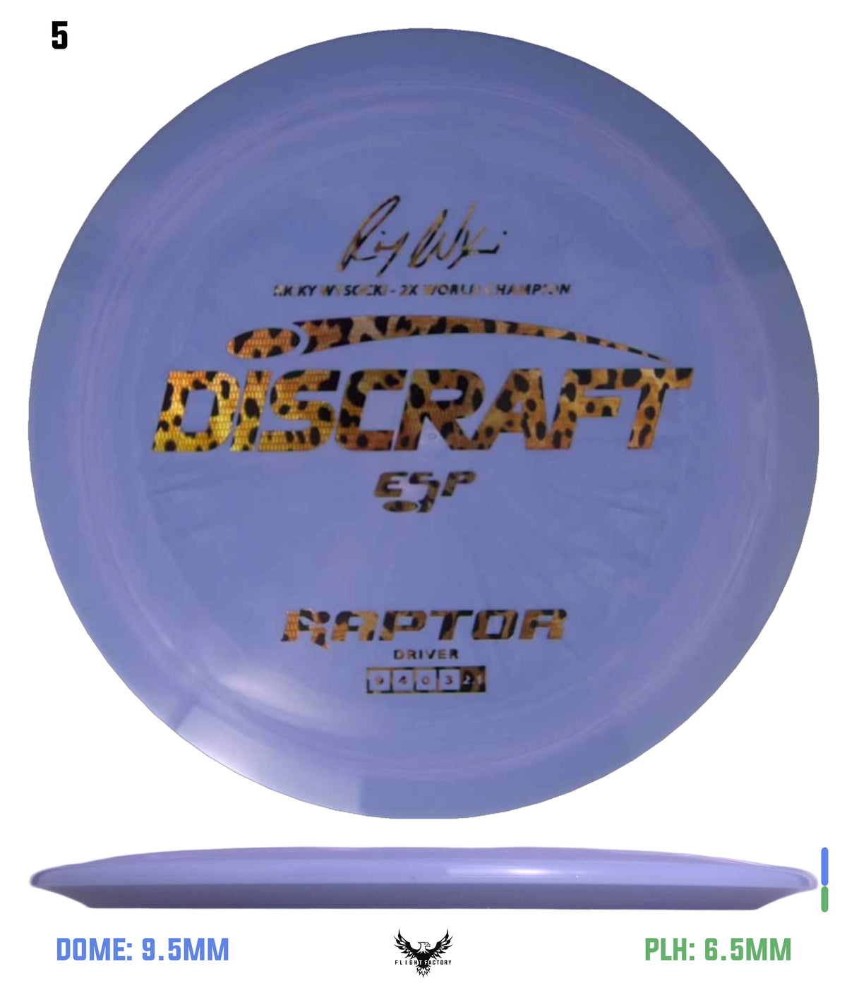 Discraft ESP Raptor - Ricky Wysocki Signature Series