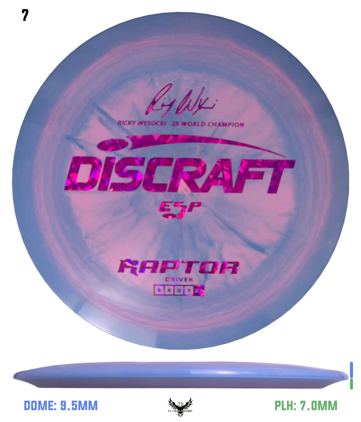 Discraft ESP Raptor - Ricky Wysocki Signature Series
