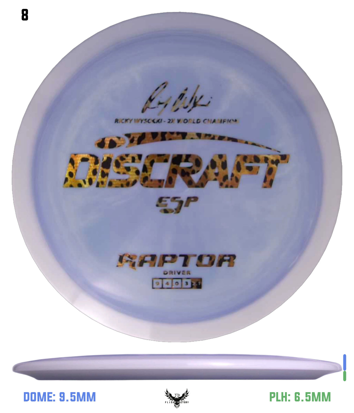 Discraft ESP Raptor - Ricky Wysocki Signature Series