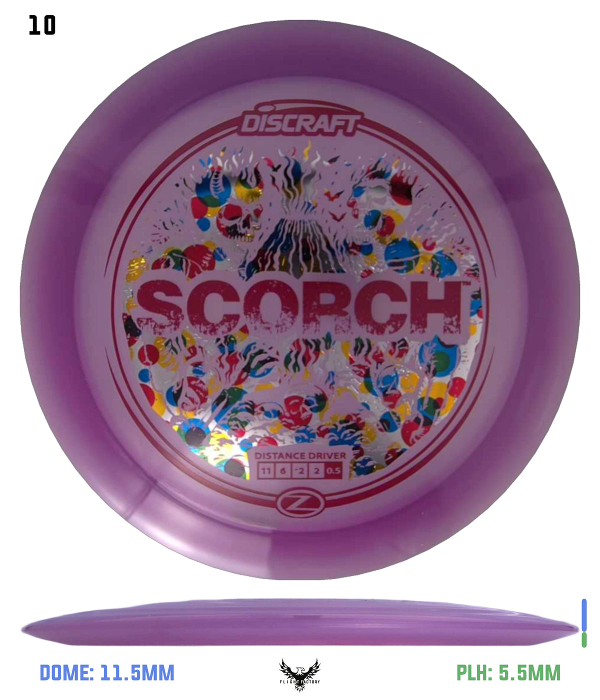 Discraft Z Scorch - Skeleton Stamp