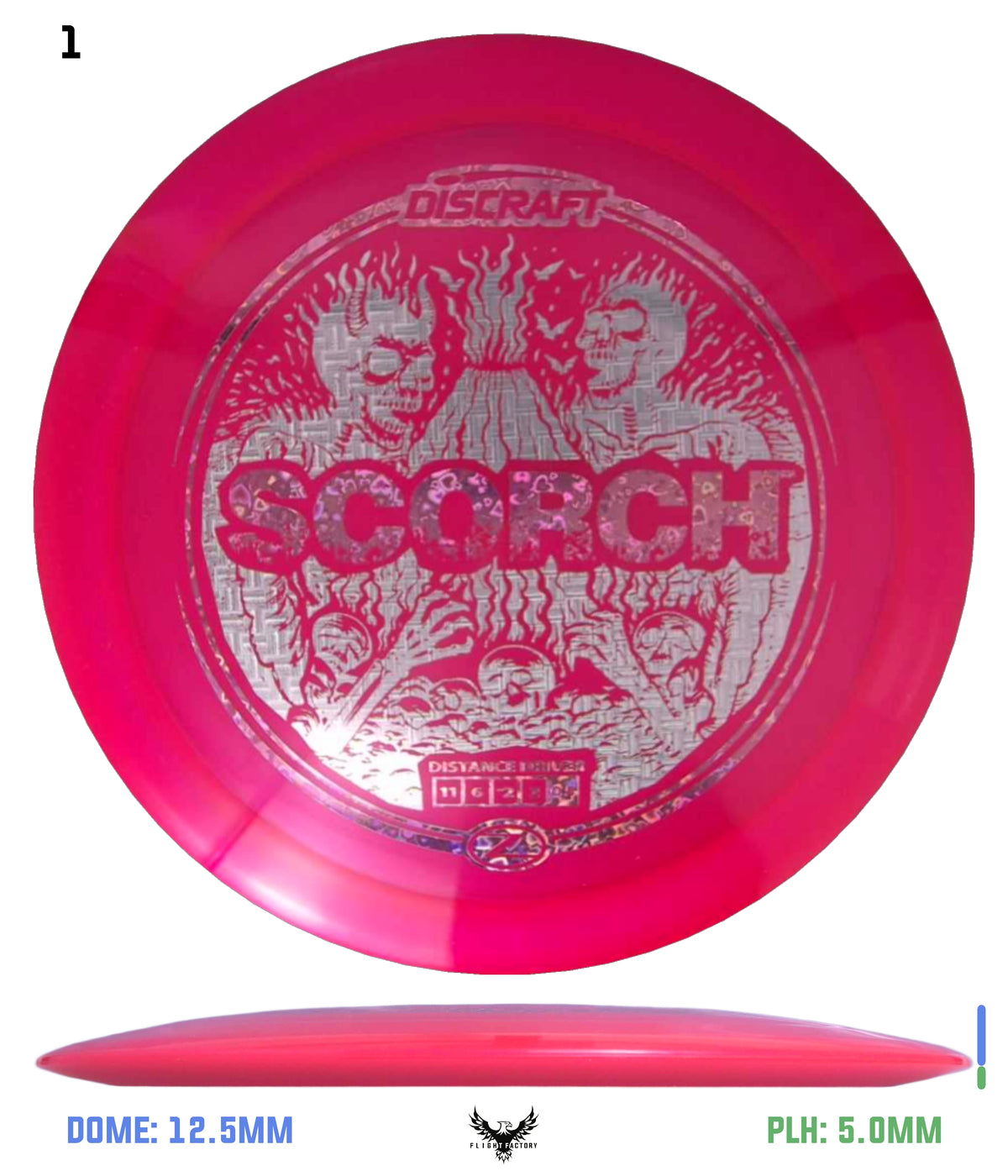 Discraft Z Scorch - Skeleton Stamp