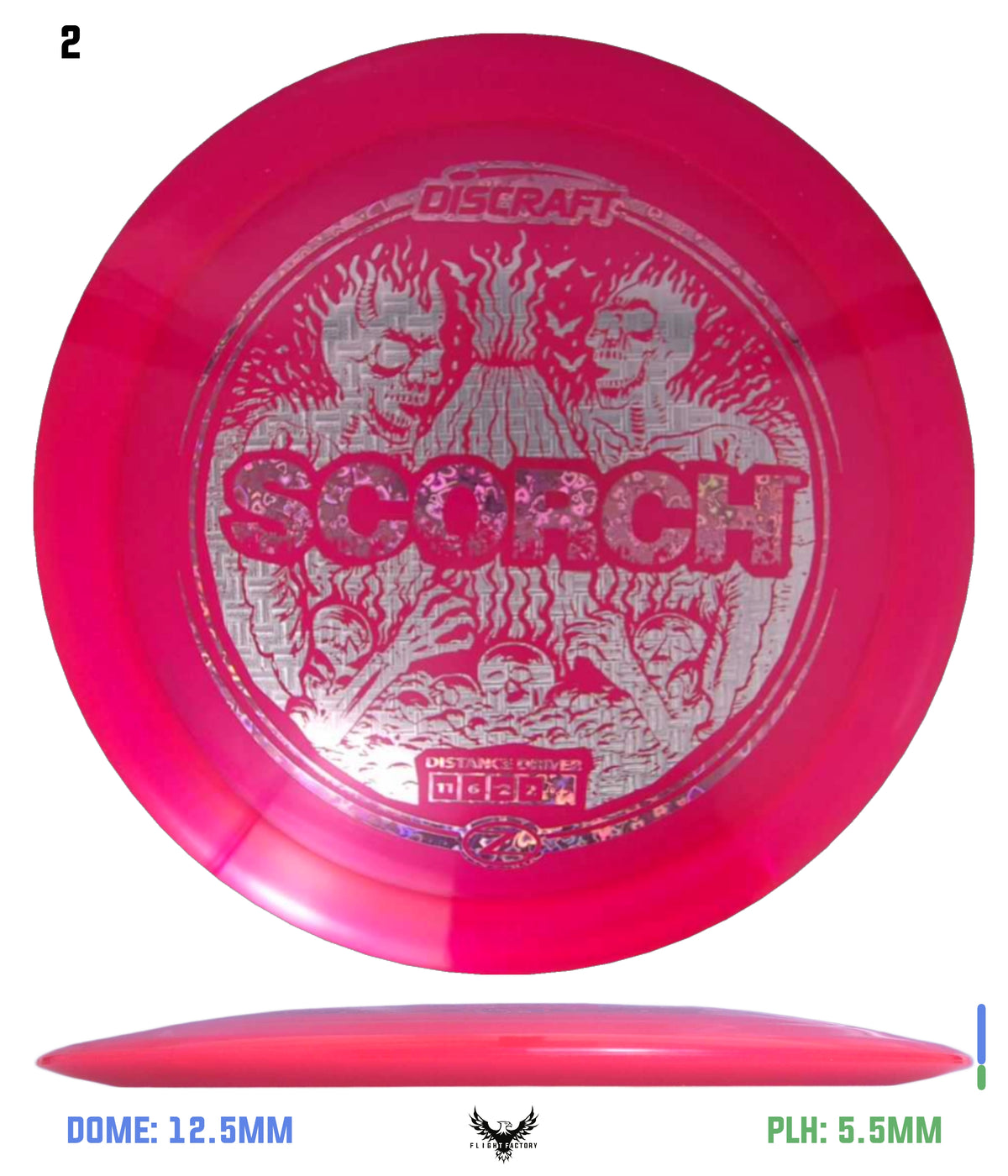 Discraft Z Scorch - Skeleton Stamp