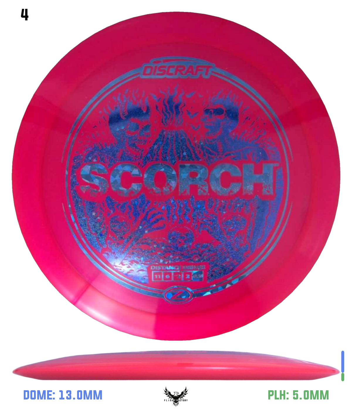 Discraft Z Scorch - Skeleton Stamp