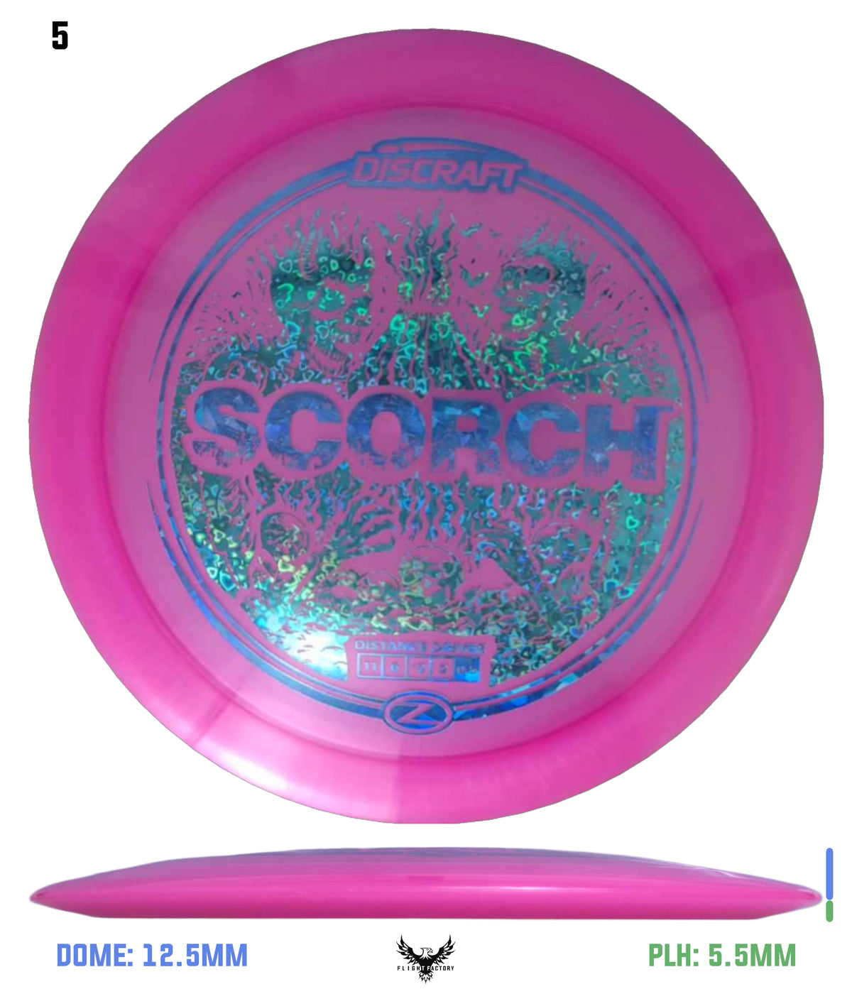Discraft Z Scorch - Skeleton Stamp