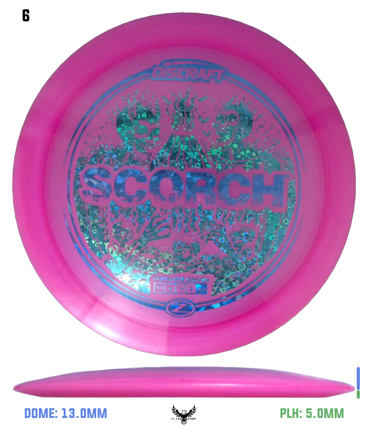 Discraft Z Scorch - Skeleton Stamp