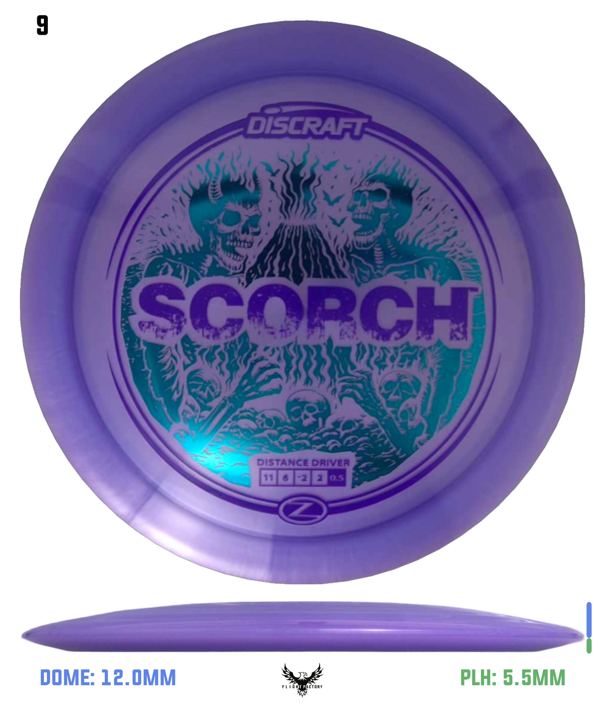 Discraft Z Scorch - Skeleton Stamp