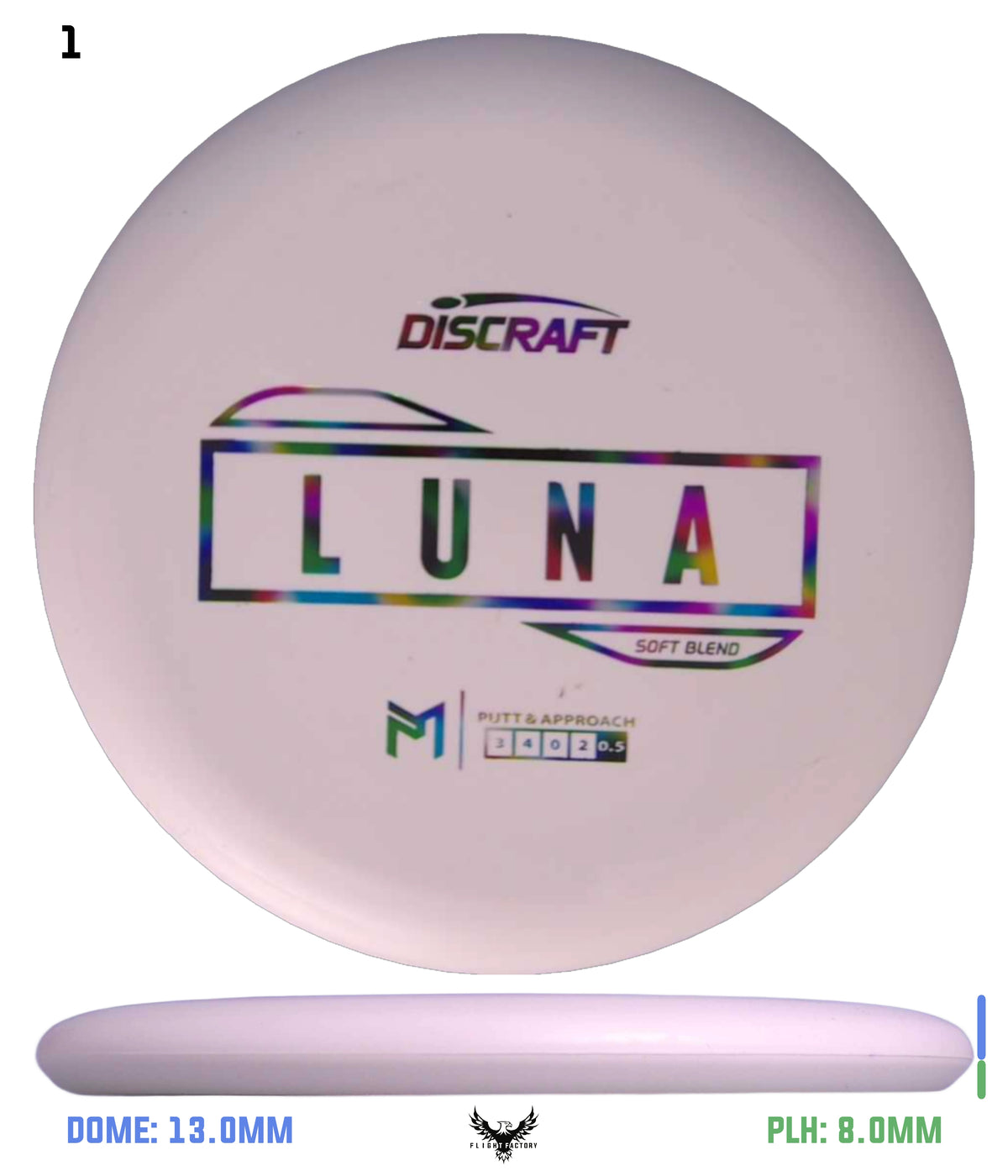 Discraft Paul McBeth Putter Line Luna - Soft Blend
