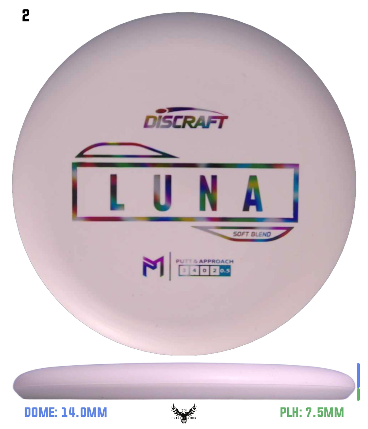 Discraft Paul McBeth Putter Line Luna - Soft Blend