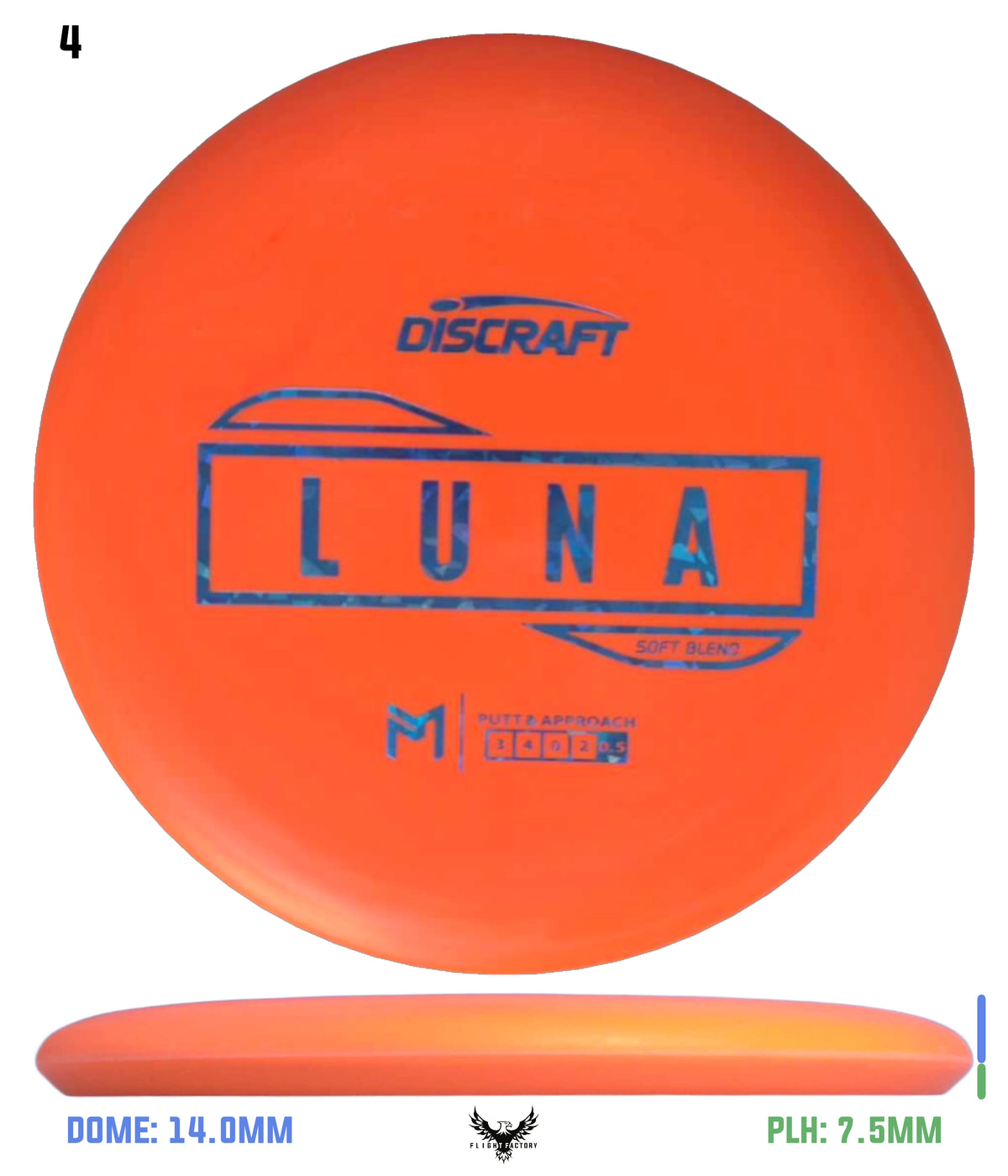 Discraft Paul McBeth Putter Line Luna - Soft Blend