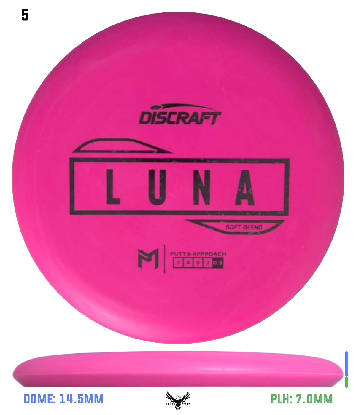 Discraft Paul McBeth Putter Line Luna - Soft Blend