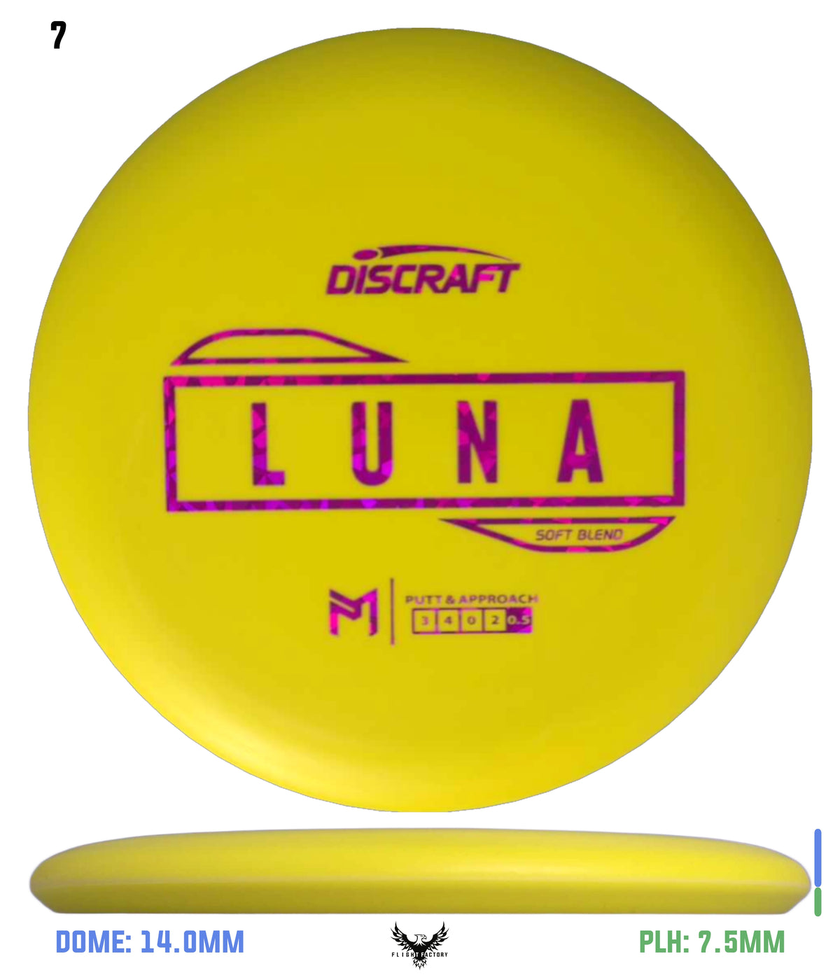 Discraft Paul McBeth Putter Line Luna - Soft Blend