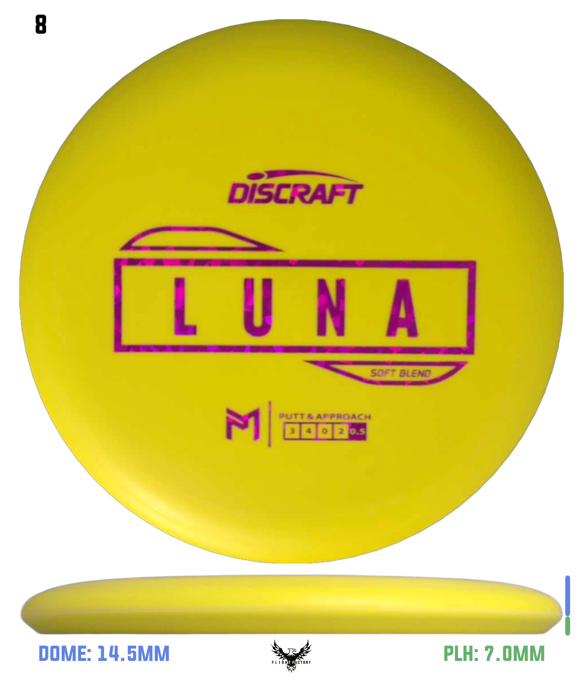 Discraft Paul McBeth Putter Line Luna - Soft Blend