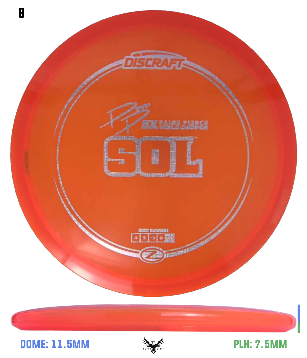 Discraft Z Sol - Paige Pierce 5x Signature Series