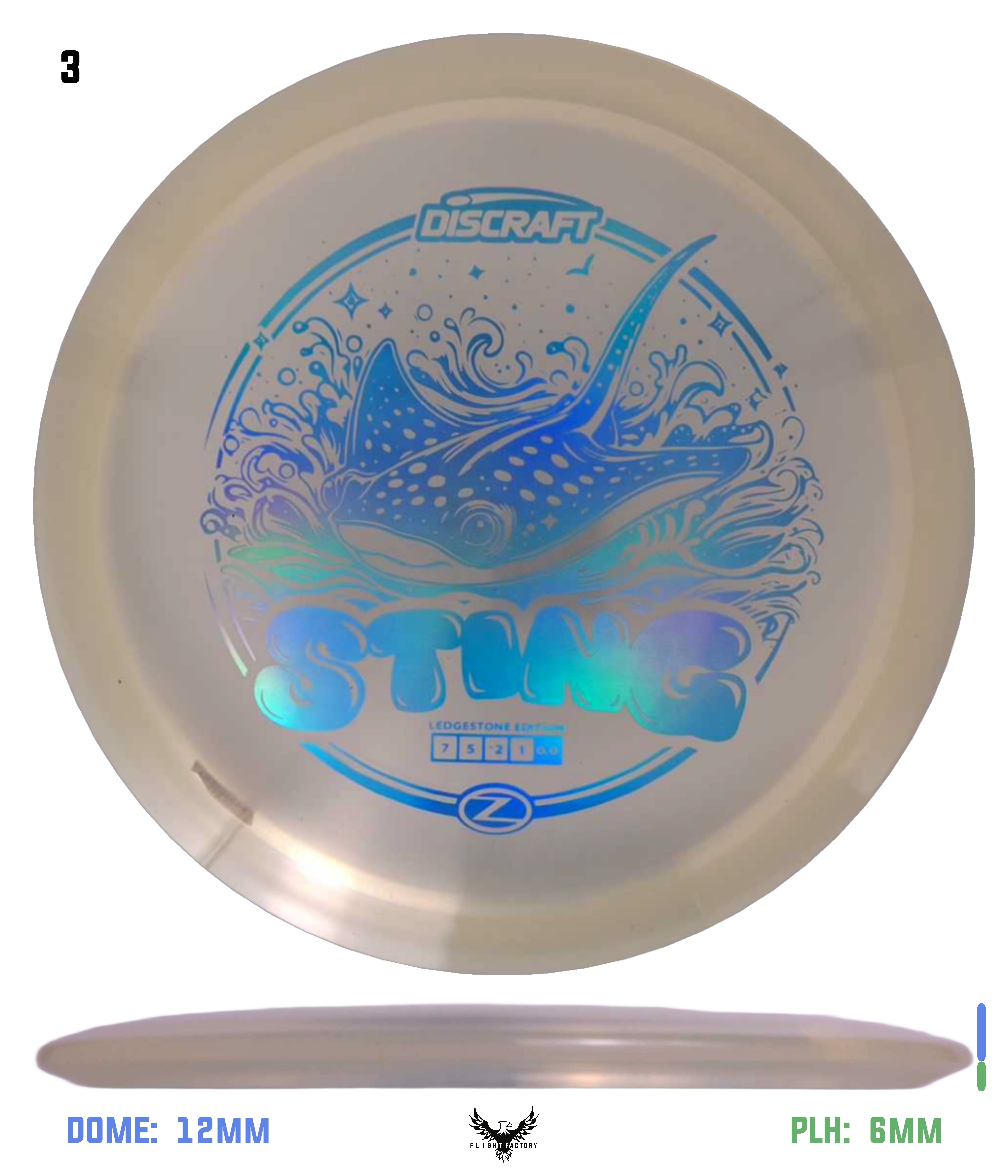 Discraft CryZtal Sting - Ledgestone Wave 1 (2025) - Flight