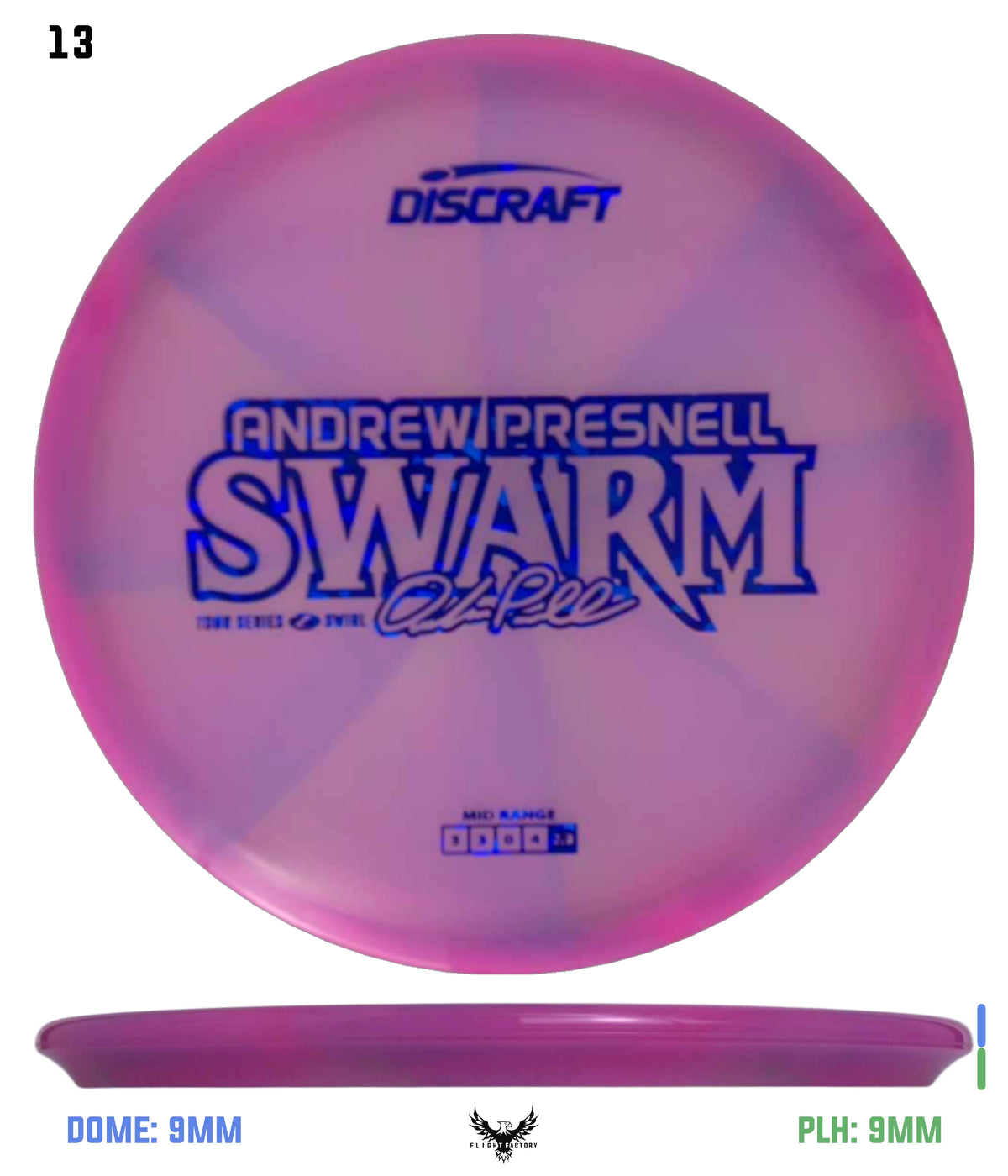 Discraft Andrew Presnell 2025 Tour Series Z Swirl Swarm