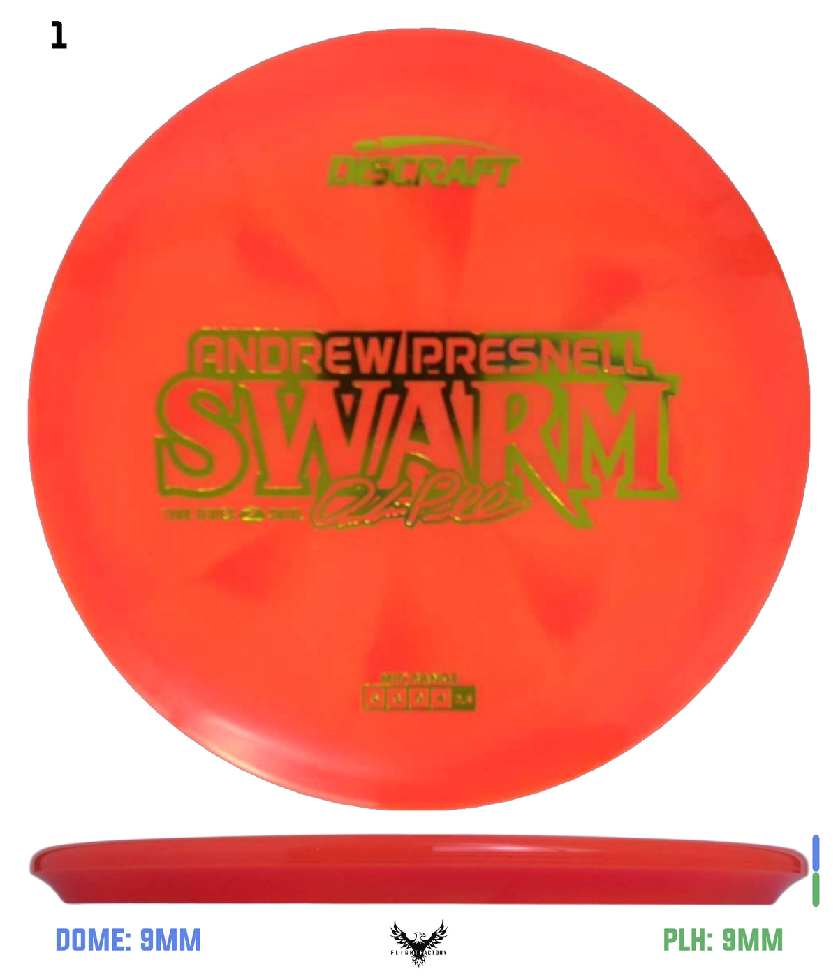 Discraft Andrew Presnell 2025 Tour Series Z Swirl Swarm