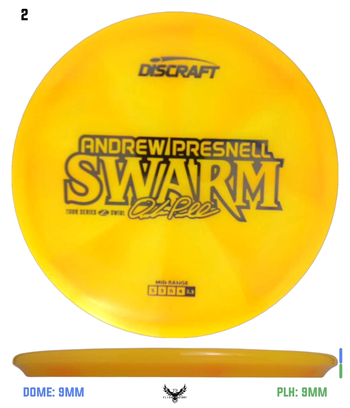 Discraft Andrew Presnell 2025 Tour Series Z Swirl Swarm