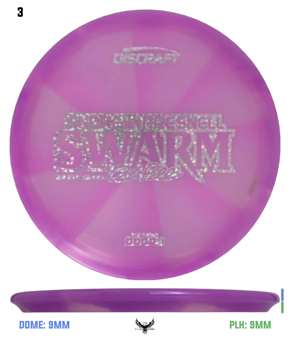 Discraft Andrew Presnell 2025 Tour Series Z Swirl Swarm