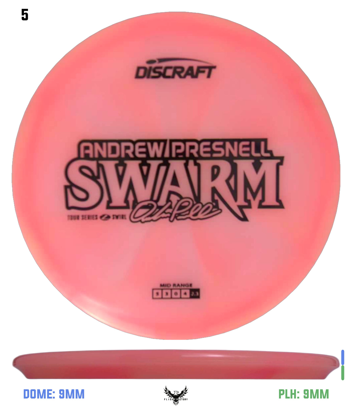 Discraft Andrew Presnell 2025 Tour Series Z Swirl Swarm