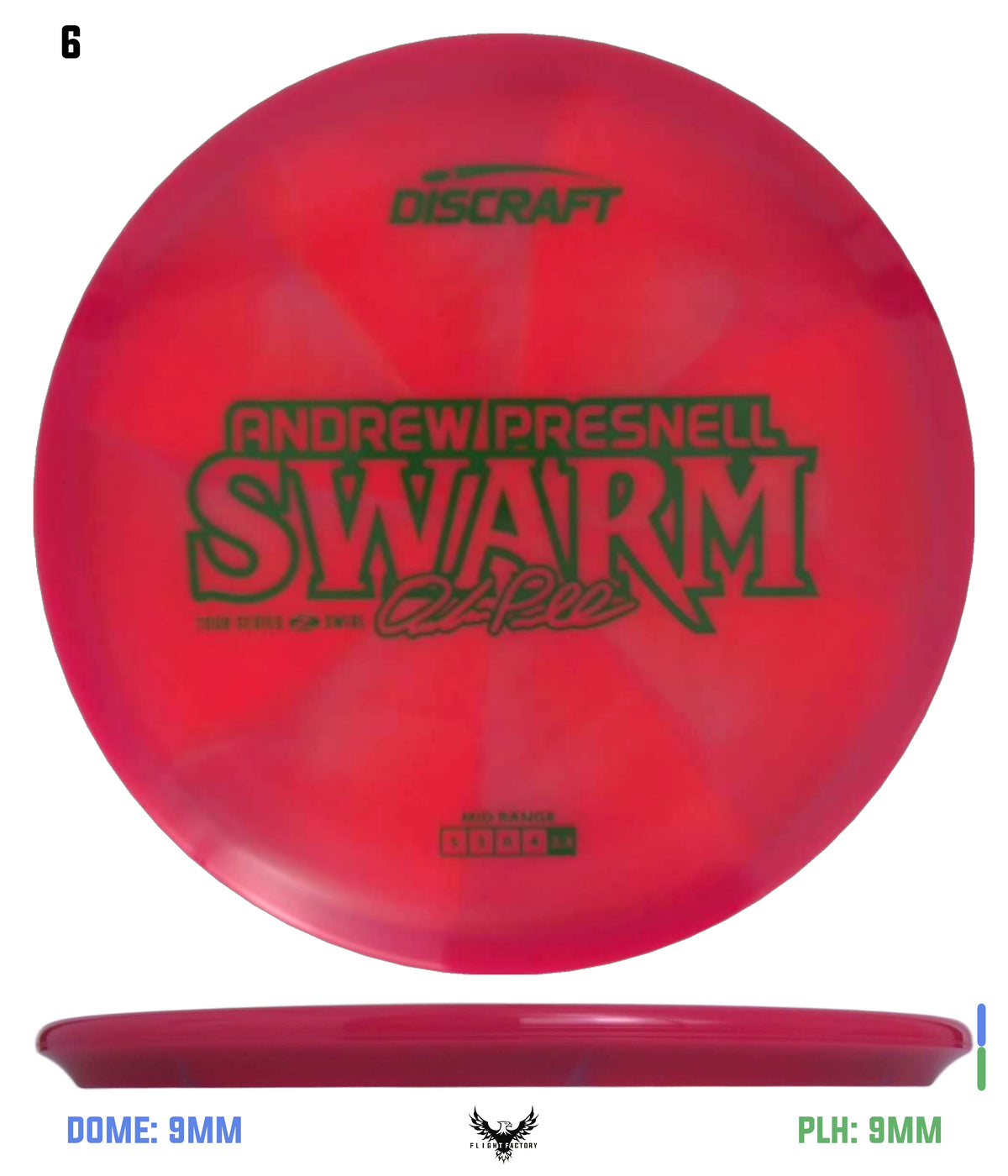 Discraft Andrew Presnell 2025 Tour Series Z Swirl Swarm