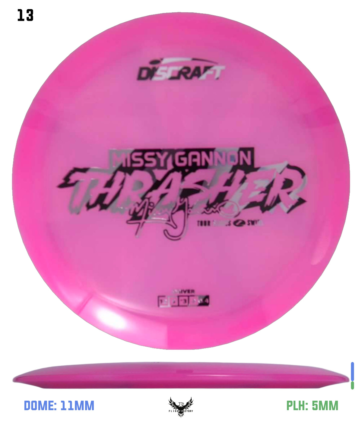 Discraft Missy Gannon 2025 Tour Series Z Swirl Thrasher
