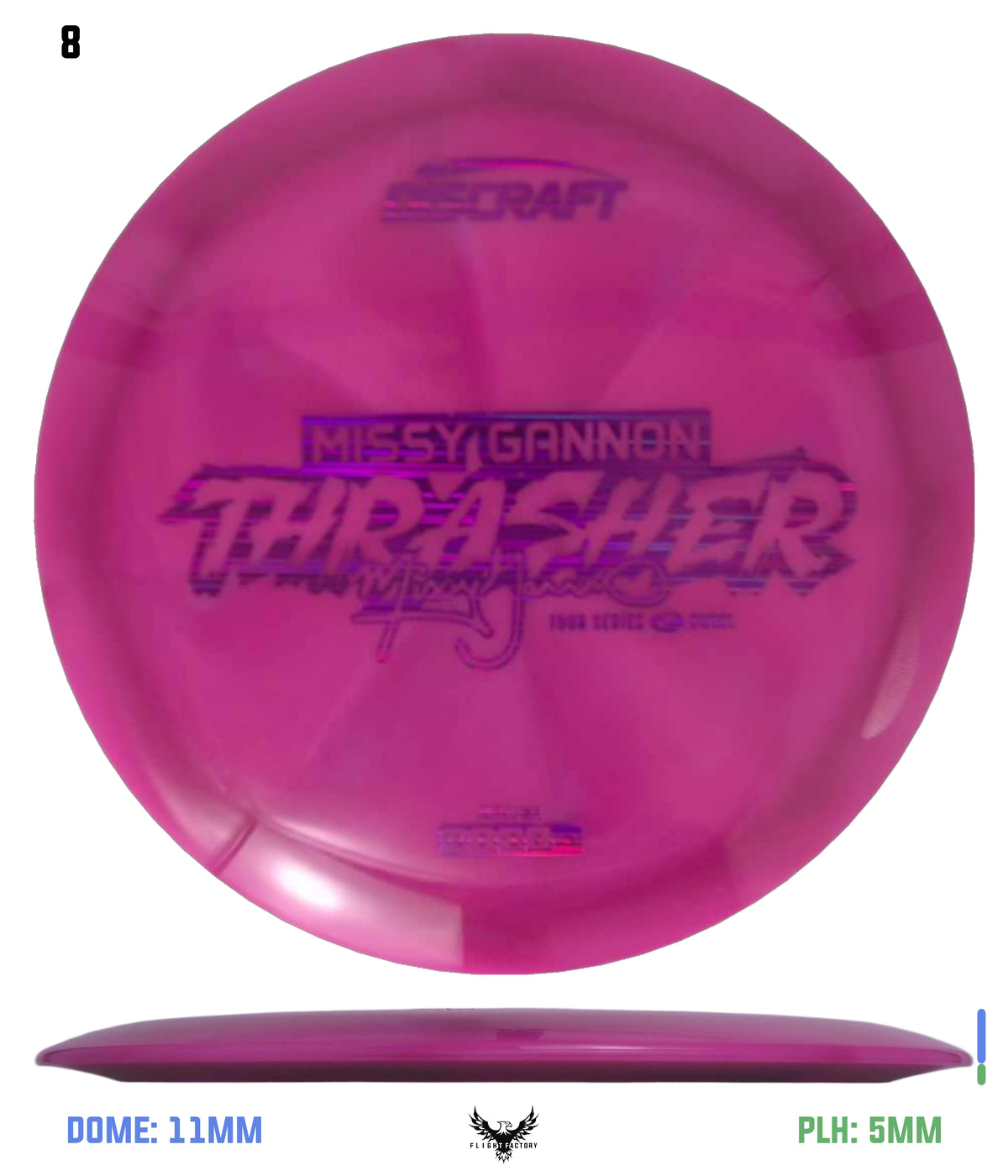Discraft Missy Gannon 2025 Tour Series Z Swirl Thrasher