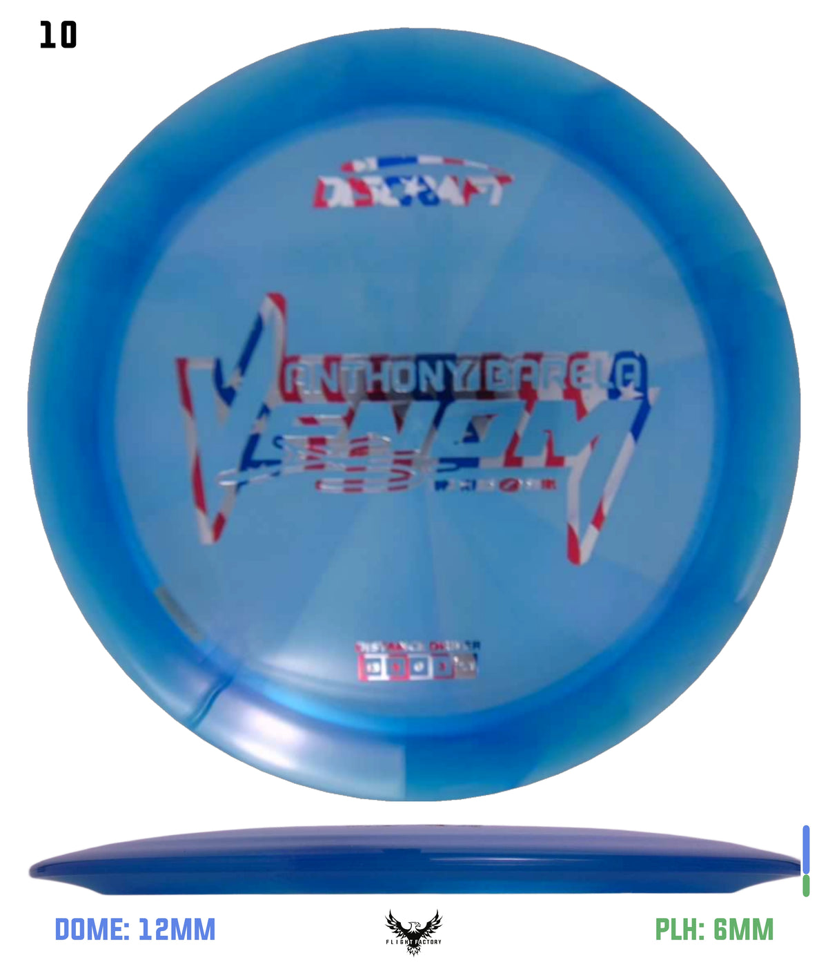 Discraft Anthony Barela 2025 Tour Series Z Swirl Venom