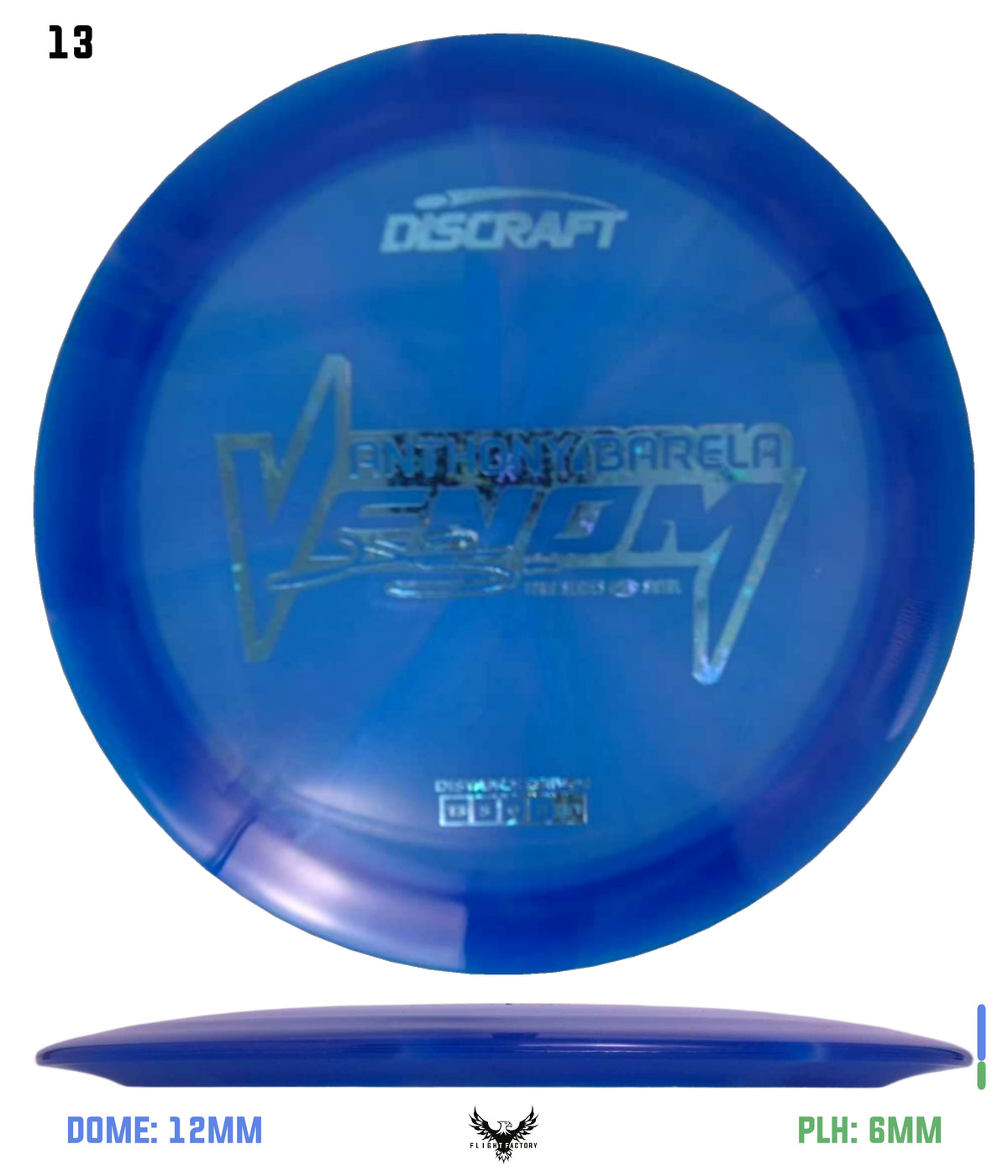 Discraft Anthony Barela 2025 Tour Series Z Swirl Venom