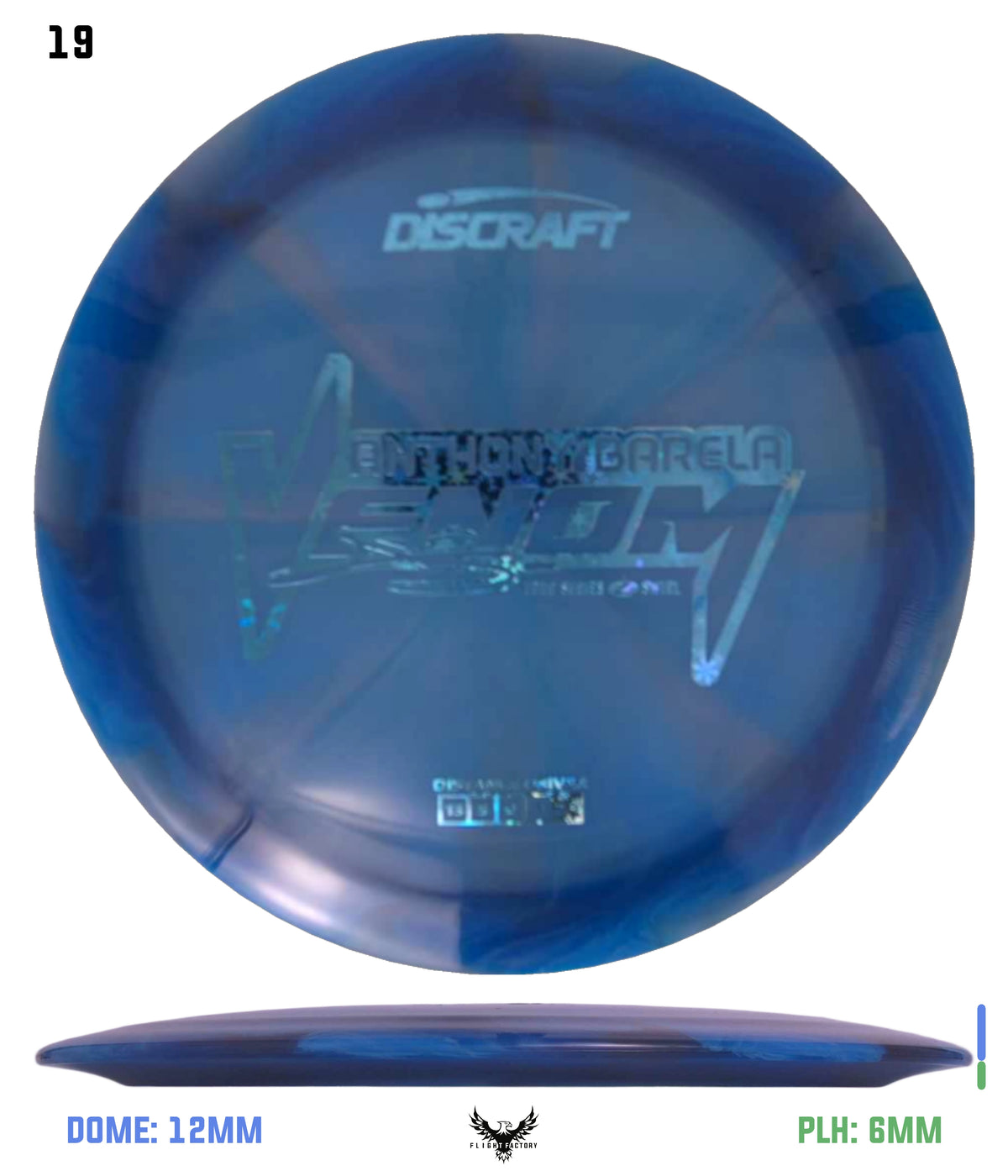 Discraft Anthony Barela 2025 Tour Series Z Swirl Venom