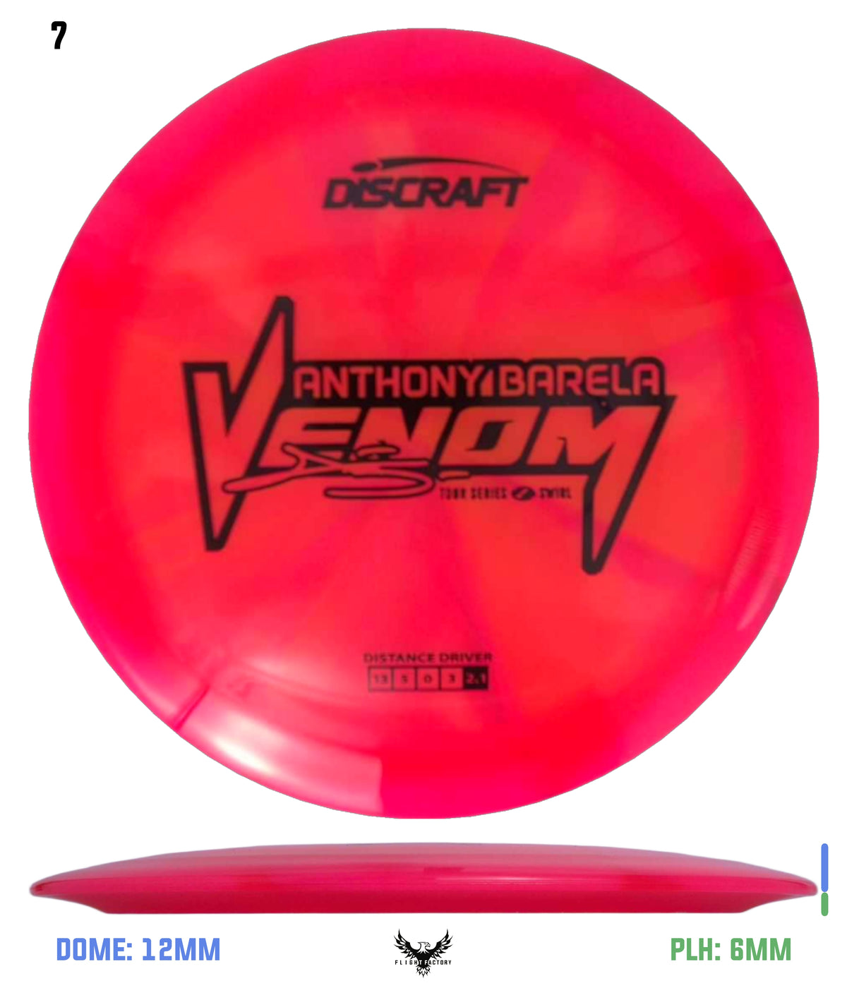 Discraft Anthony Barela 2025 Tour Series Z Swirl Venom