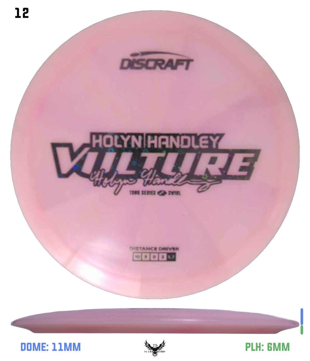 Discraft Holyn Handley 2025 Tour Series Z Swirl Vulture