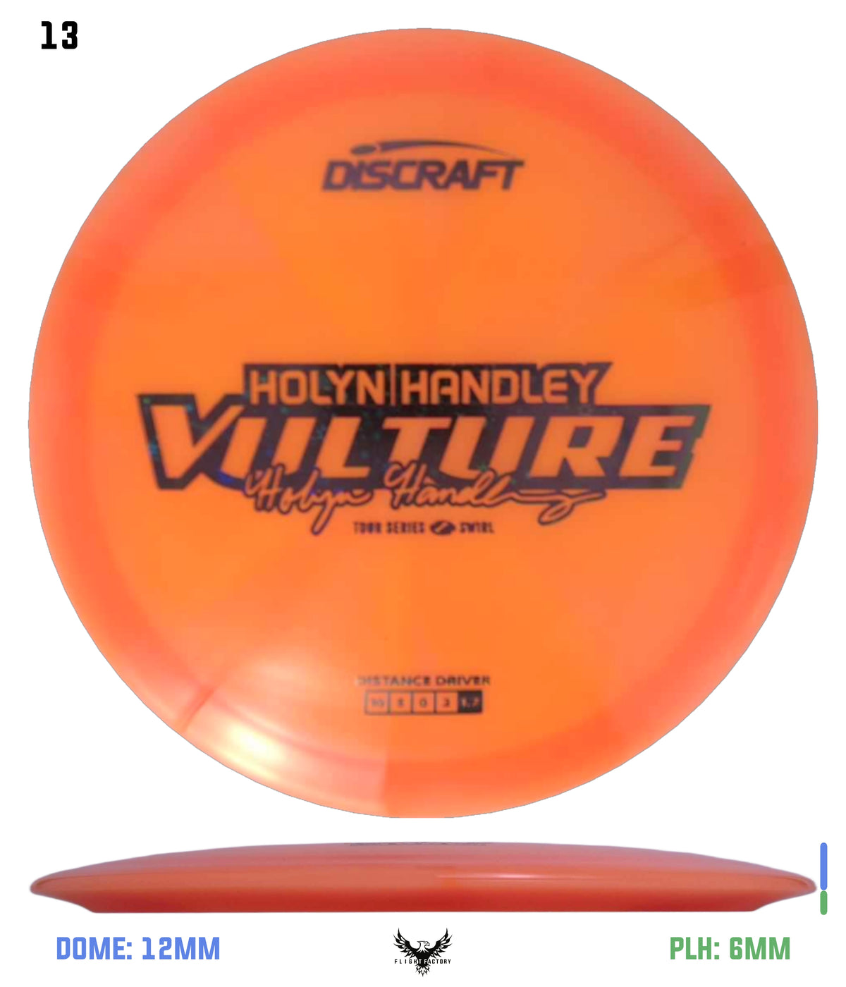 Discraft Holyn Handley 2025 Tour Series Z Swirl Vulture