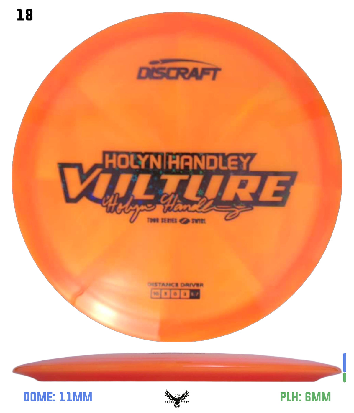 Discraft Holyn Handley 2025 Tour Series Z Swirl Vulture