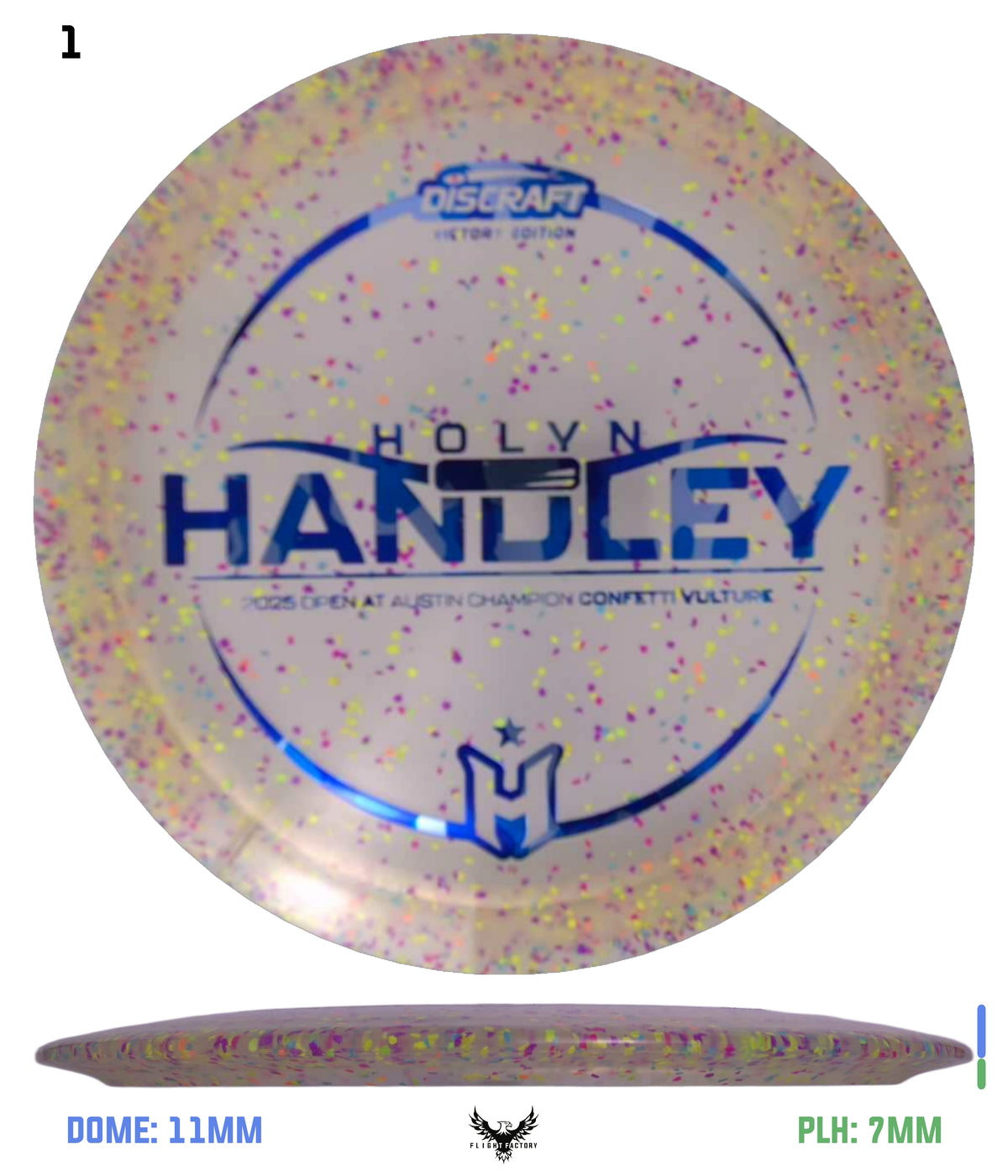 Discraft Z Confetti Vulture - Holyn Handley Open at Austin Victory Edition