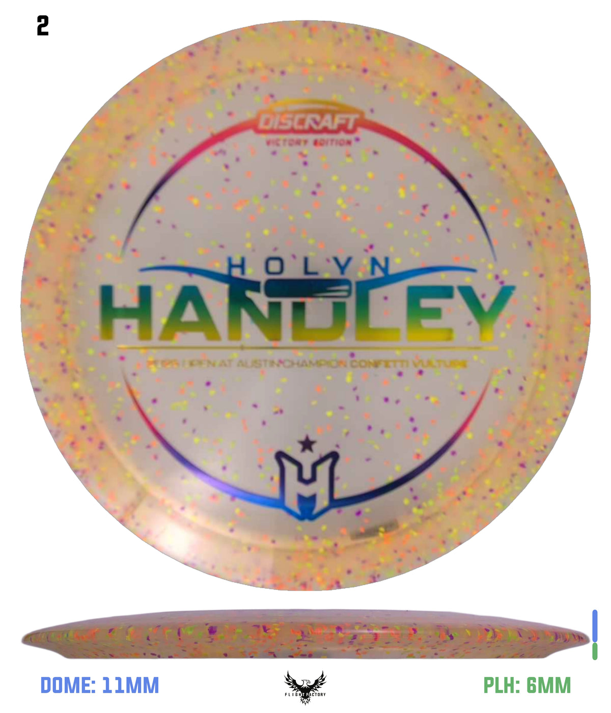 Discraft Z Confetti Vulture - Holyn Handley Open at Austin Victory Edition