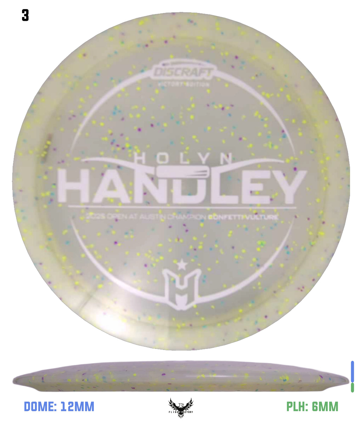 Discraft Z Confetti Vulture - Holyn Handley Open at Austin Victory Edition