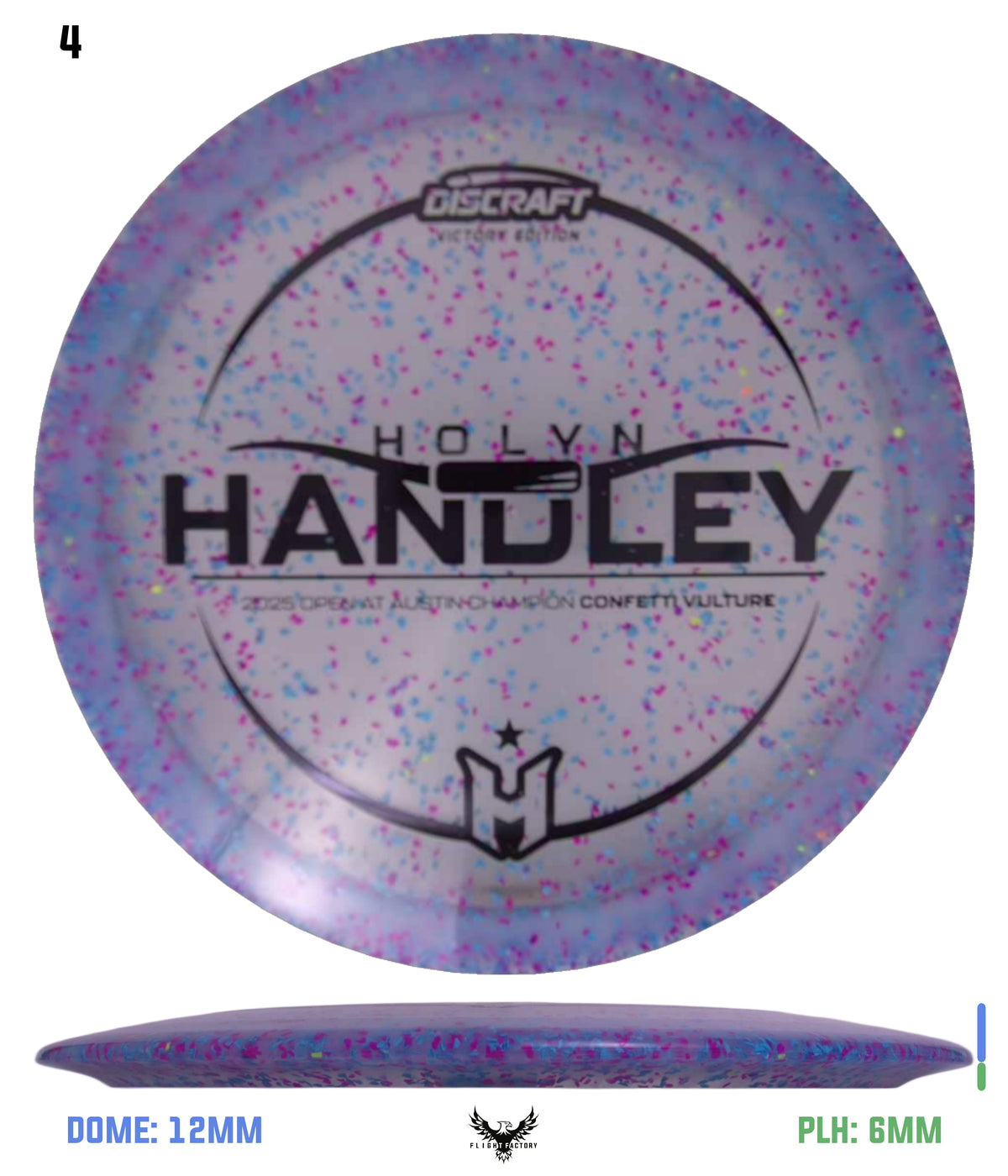 Discraft Z Confetti Vulture - Holyn Handley Open at Austin Victory Edition