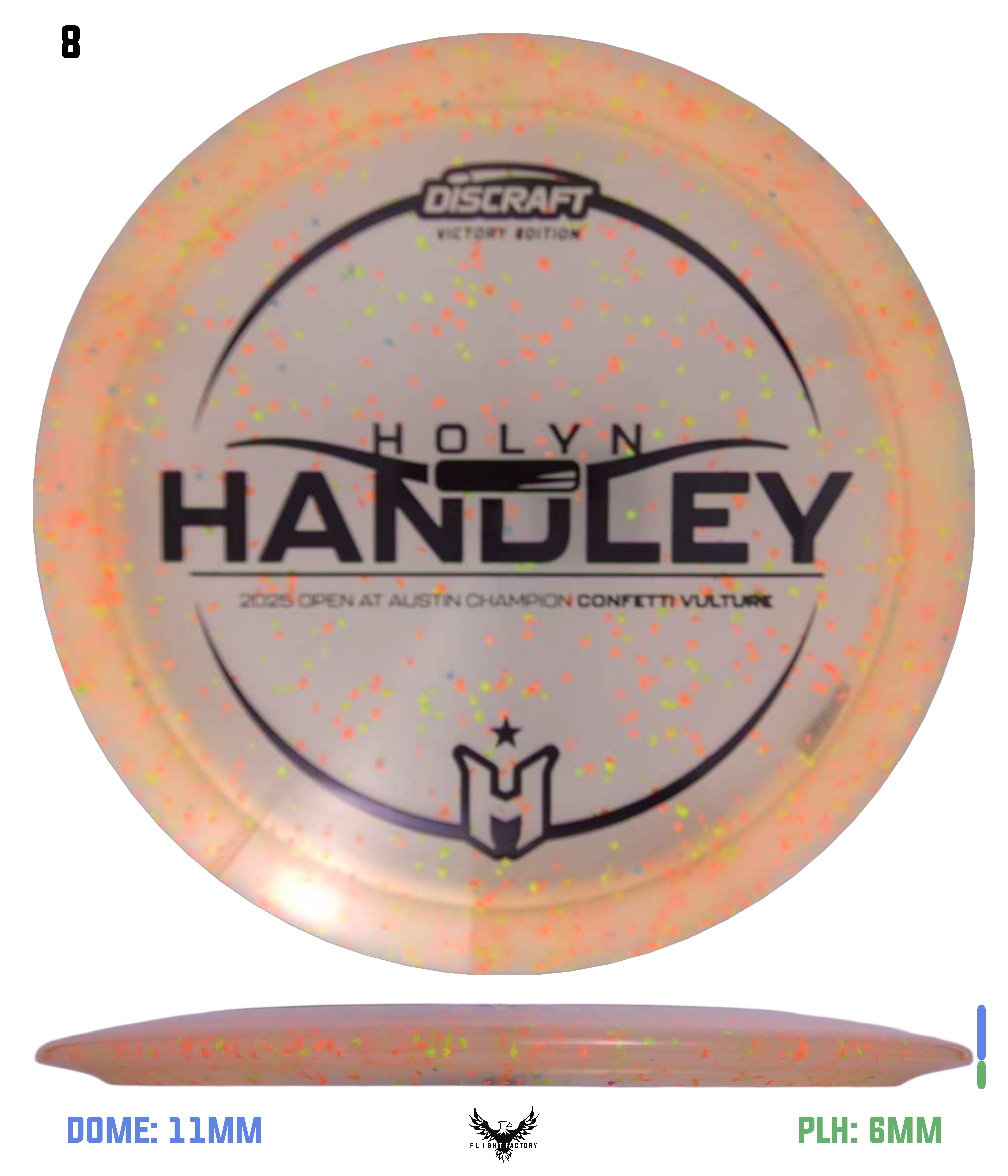 CAREERING × DELUXE STARDUST SV Discraft Z Confetti Vulture - Holyn Handley Open at Austin Victory