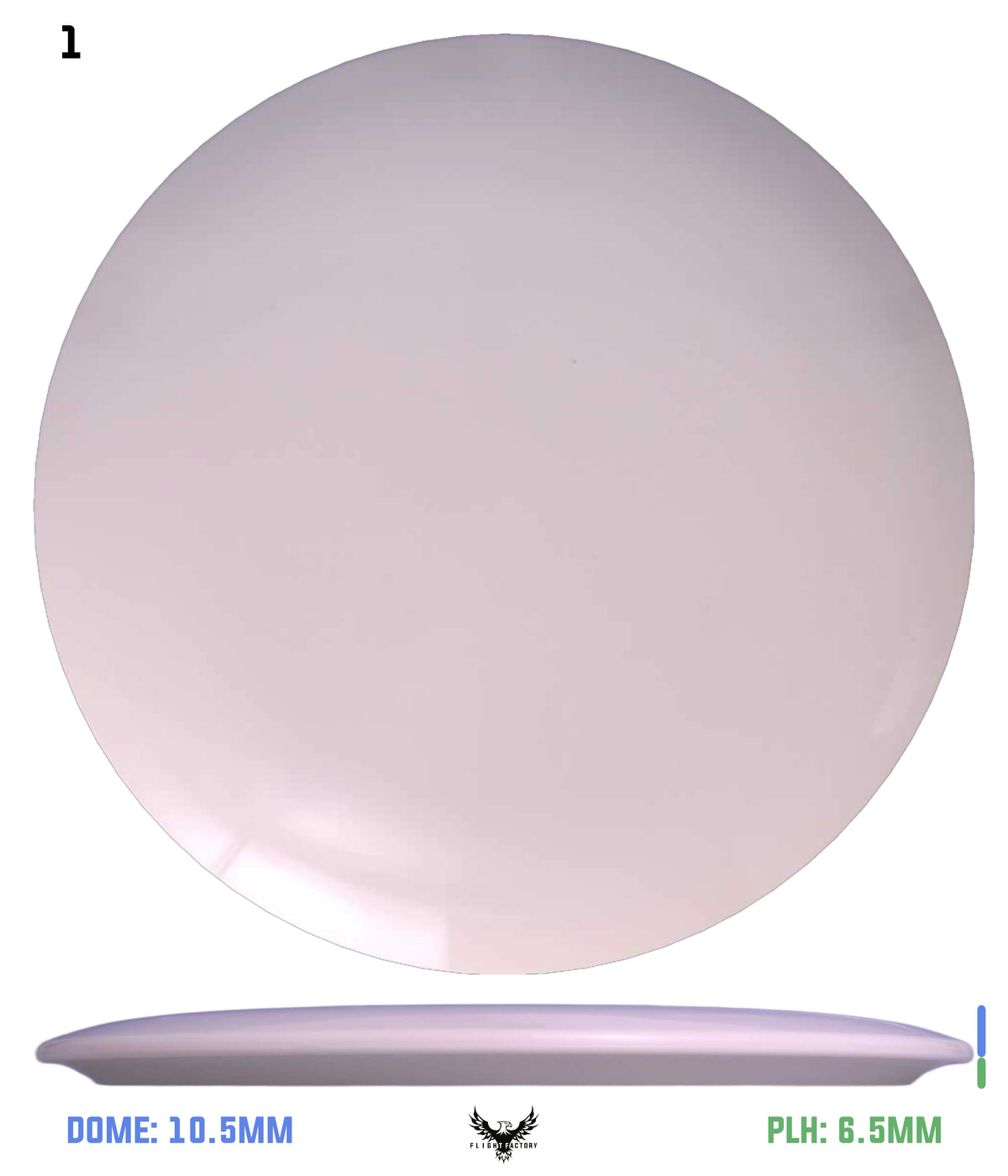 Discraft Paige Pierce White ESP Passion - Bottom Stamp