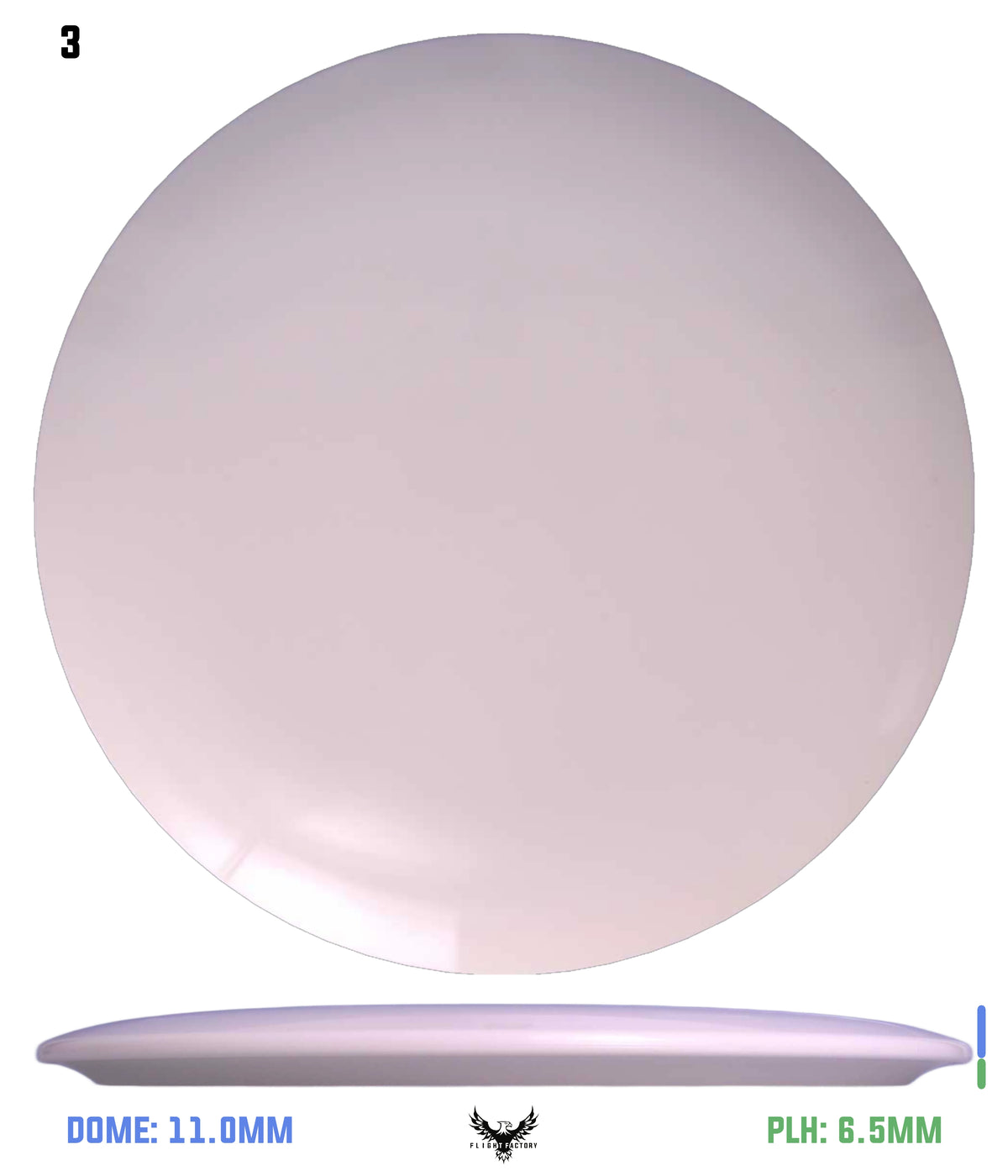 Discraft Paige Pierce White ESP Passion - Bottom Stamp