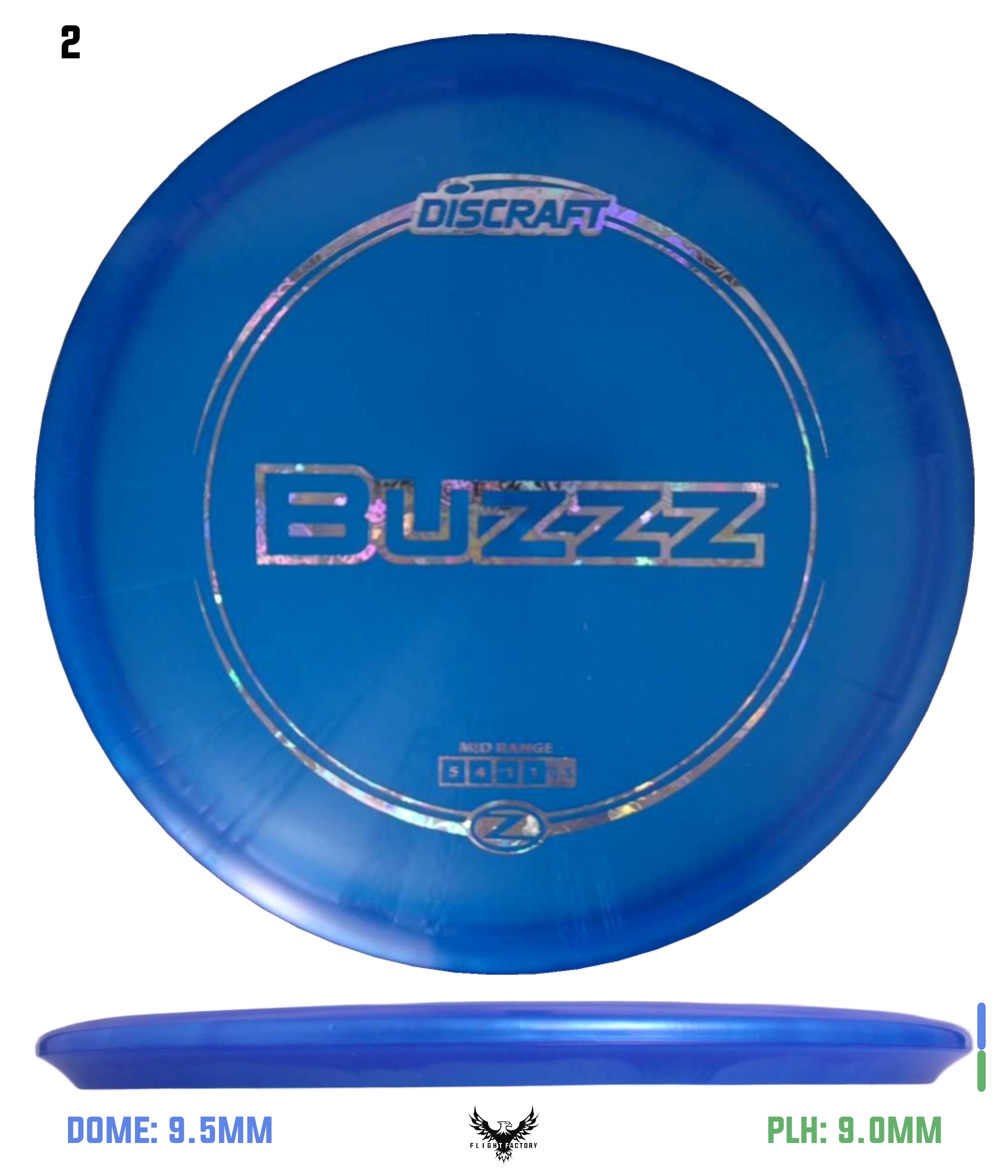 Discraft Z Lite Buzzz Mid-Range Disc - 160-166 Gram Flying Disc Golf