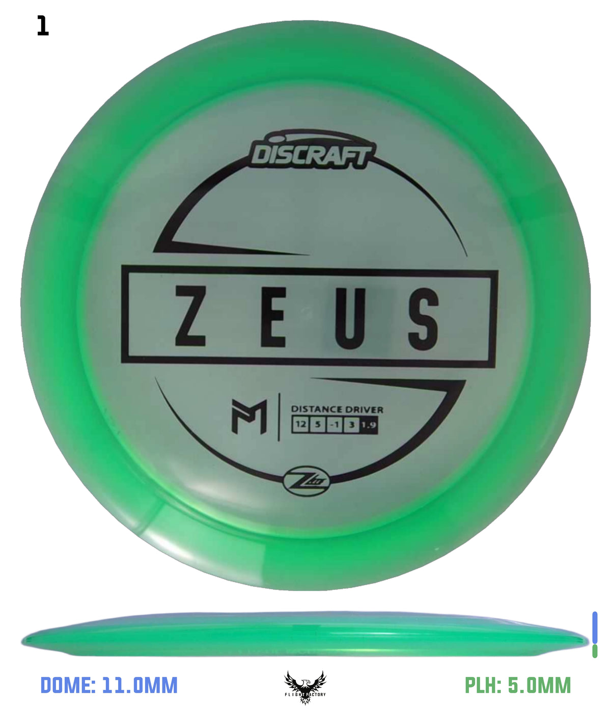 Discraft Paul McBeth Z Lite Zeus