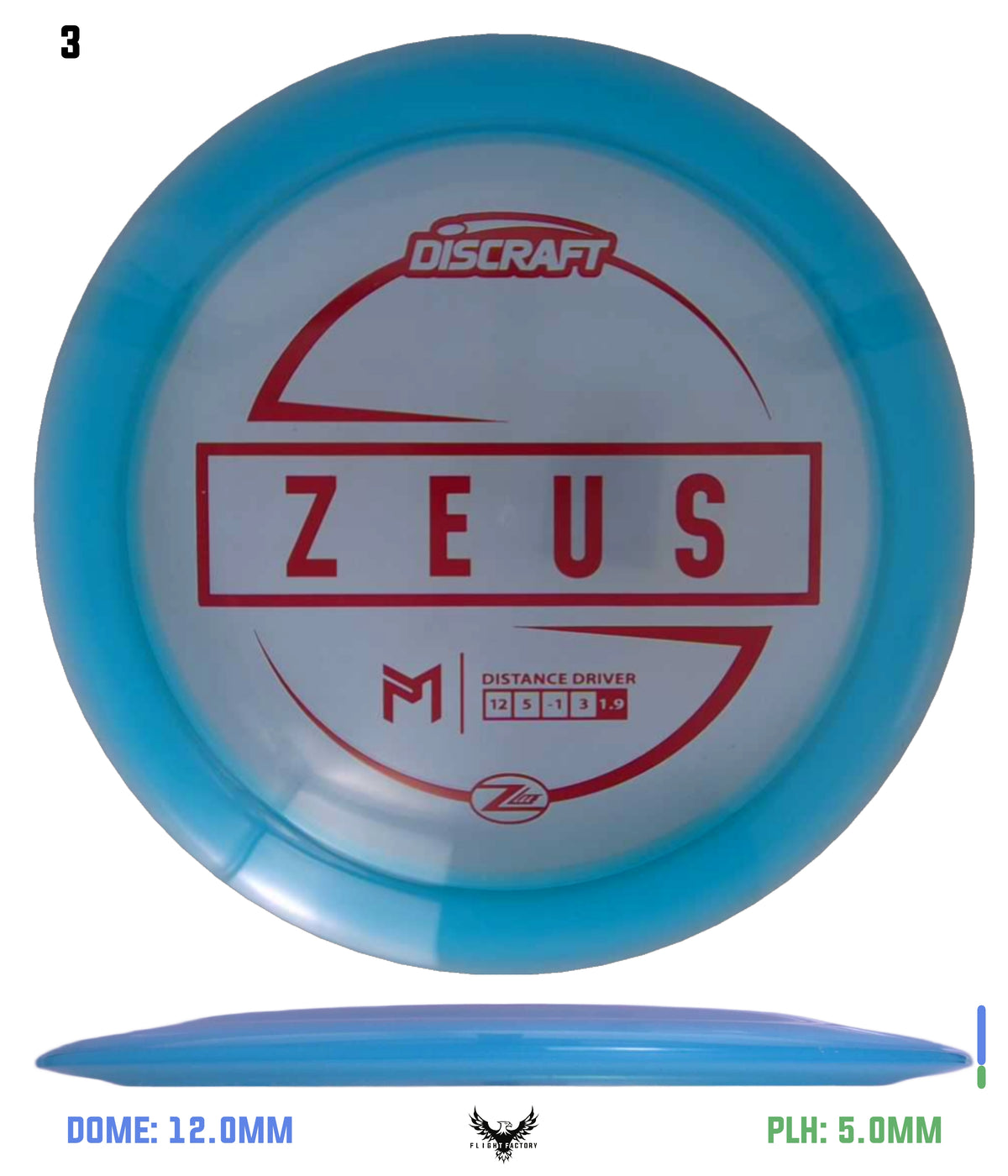 Discraft Paul McBeth Z Lite Zeus