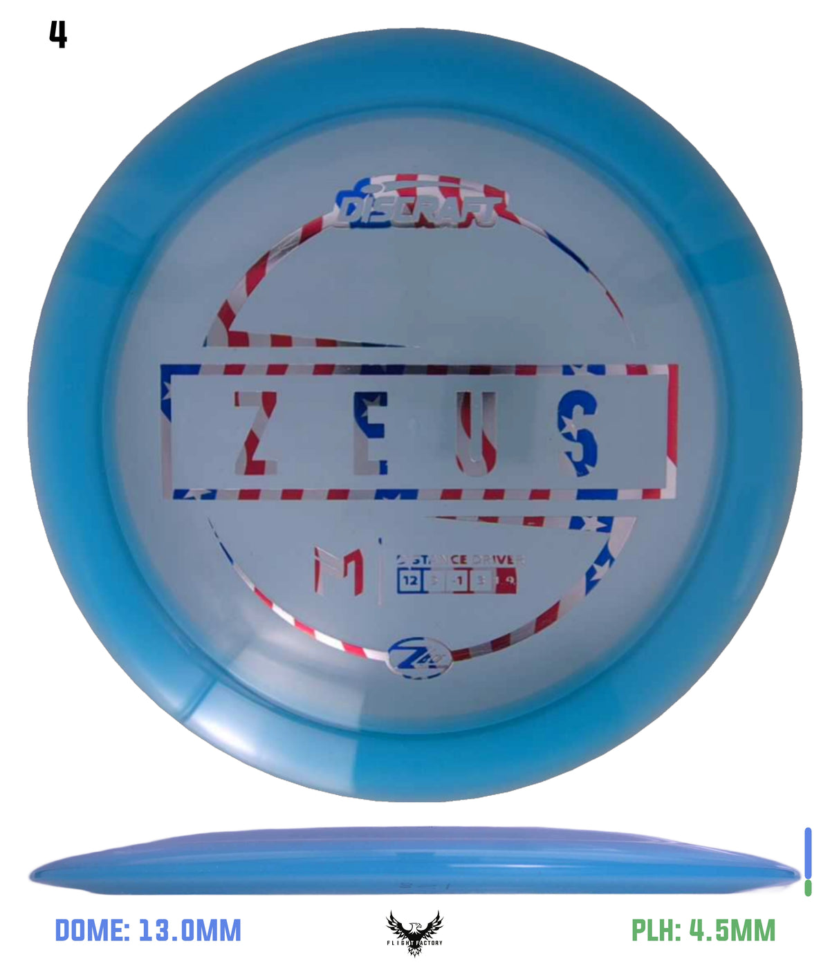 Discraft Paul McBeth Z Lite Zeus