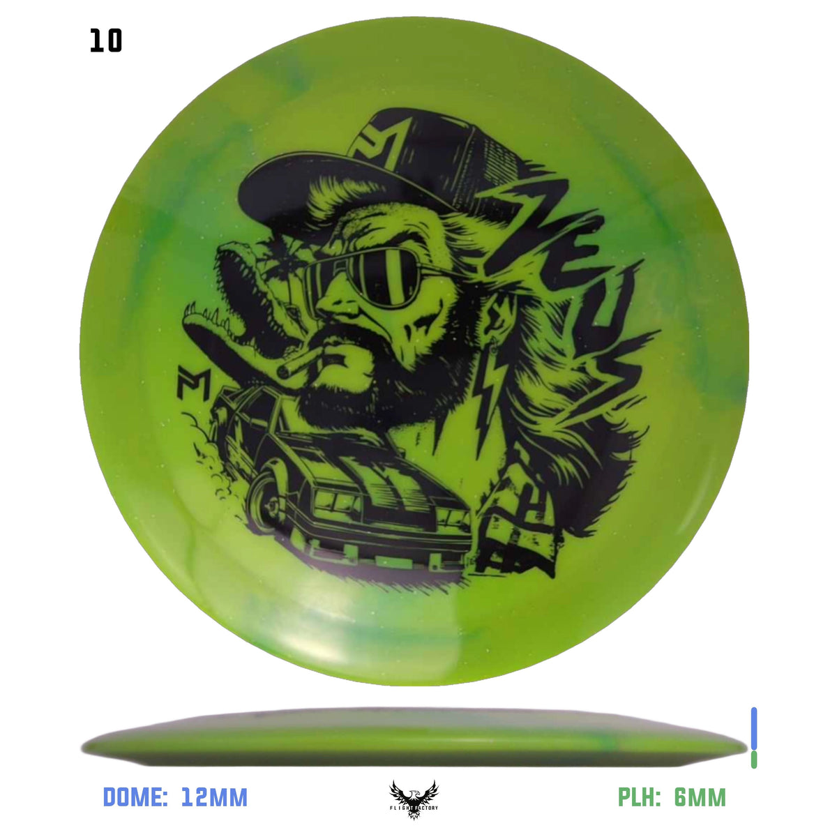 Discraft ESP Swirl Sparkle Paul McBeth Zeus - Supreme Flight Open 2025