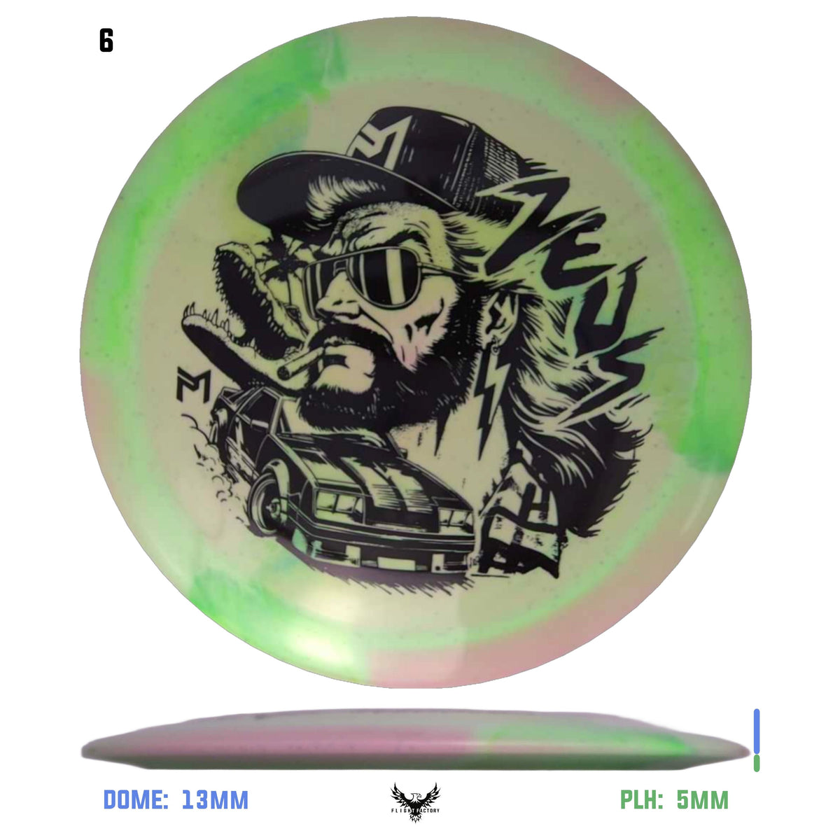 Discraft ESP Swirl Sparkle Paul McBeth Zeus - Supreme Flight Open 2025